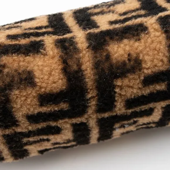 Fendi Shearling FF Baguette Shoulder Bag - Picture 10 of 16